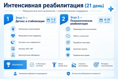 Реабилитация за 21 день в Высоковске